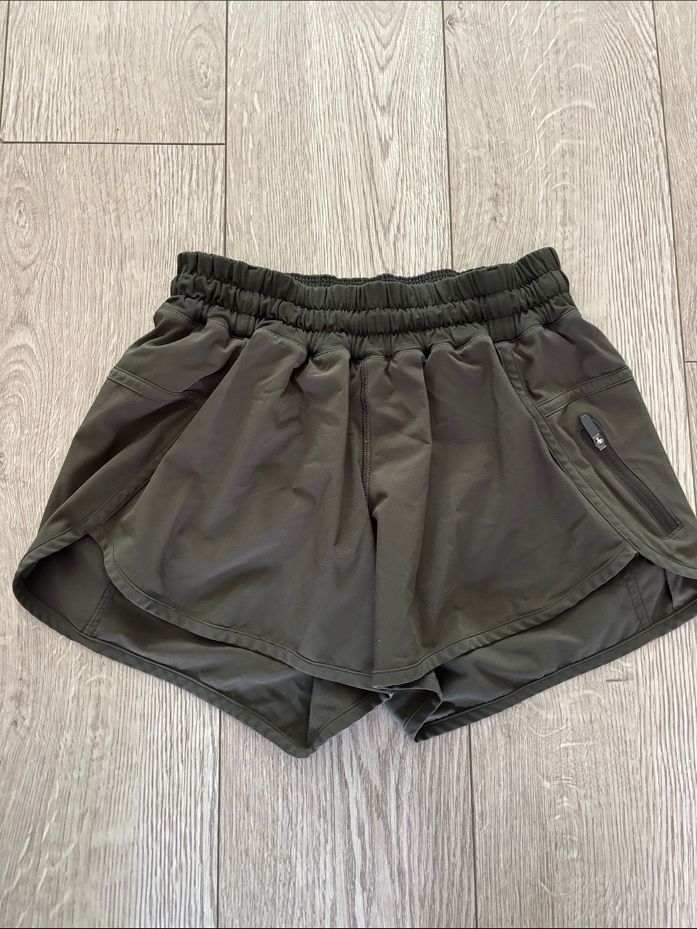 Lulu lemon Women’s Olive Green Athletic Shorts